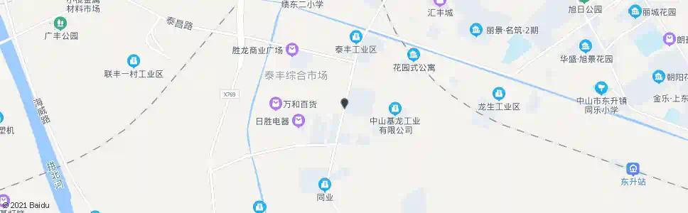 中山泰丰二路口_公交站地图_中山公交_妙搜公交查询2025