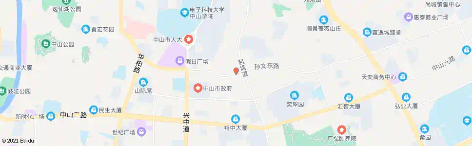 中山顺景新一居_公交站地图_中山公交_妙搜公交查询2025