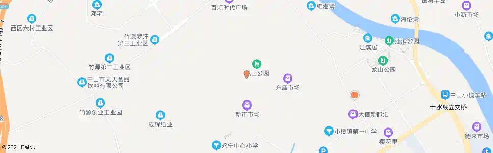 中山小榄烈士陵园_公交站地图_中山公交_妙搜公交查询2025