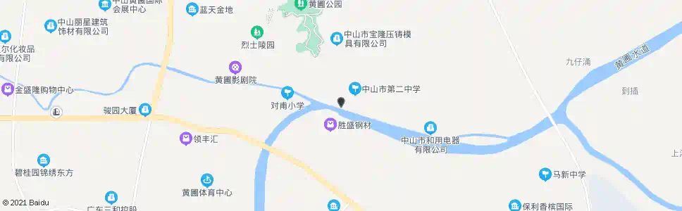 中山中山市第二中学_公交站地图_中山公交_妙搜公交查询2025