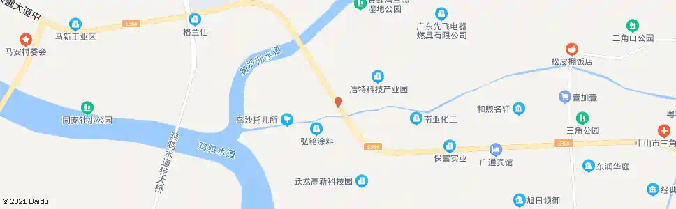 中山黄沙沥大桥_公交站地图_中山公交_妙搜公交查询2025