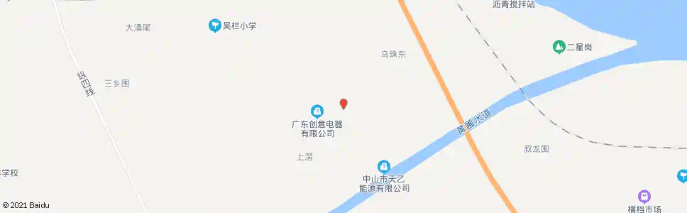 中山乌珠山_公交站地图_中山公交_妙搜公交查询2025