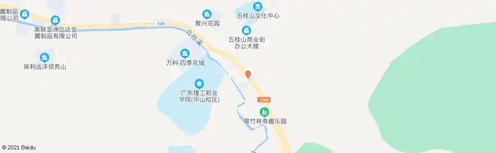 中山信地村路口_公交站地图_中山公交_妙搜公交查询2025