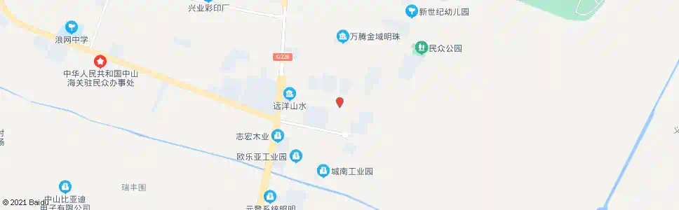 中山民众中学_公交站地图_中山公交_妙搜公交查询2025