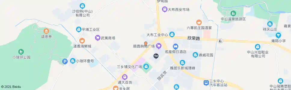 中山宝元鞋厂(三乡车站)_公交站地图_中山公交_妙搜公交查询2025