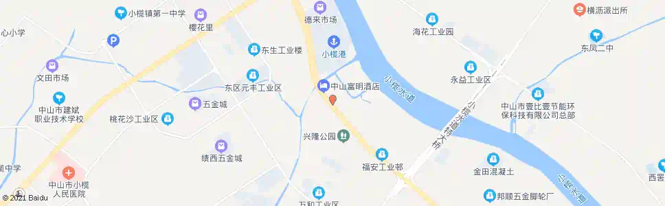 中山横海市场_公交站地图_中山公交_妙搜公交查询2025