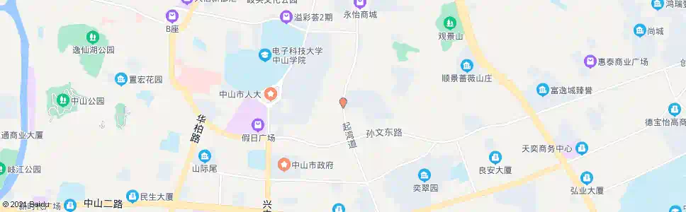 中山水云轩_公交站地图_中山公交_妙搜公交查询2025