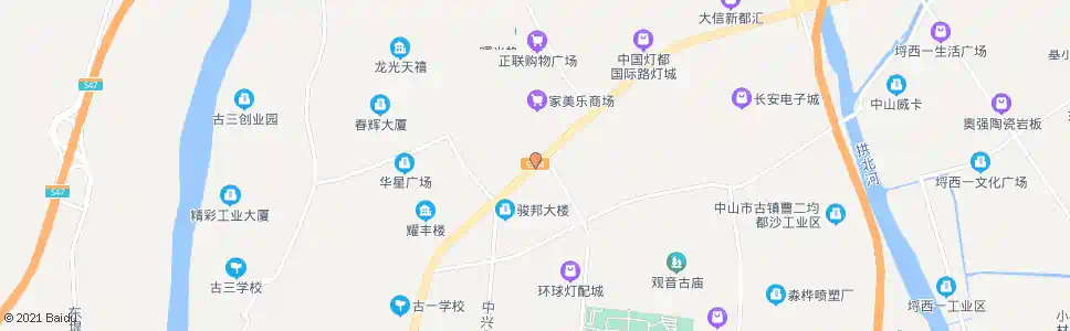 中山曹一路口_公交站地图_中山公交_妙搜公交查询2025