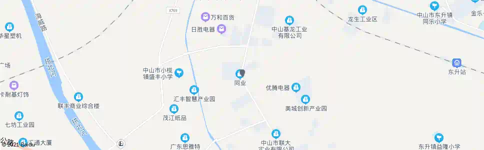 中山小榄工业大道中_公交站地图_中山公交_妙搜公交查询2025