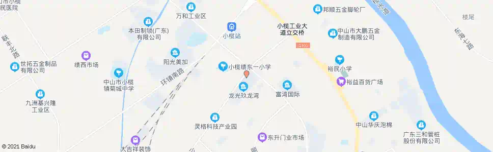 中山小榄工业大道北_公交站地图_中山公交_妙搜公交查询2025