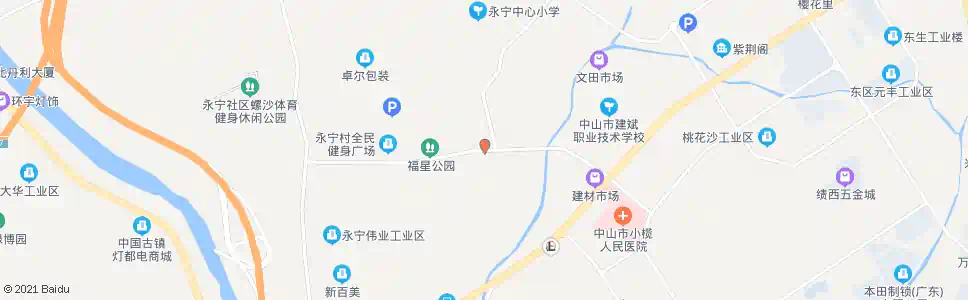 中山永宁建材市场_公交站地图_中山公交_妙搜公交查询2025