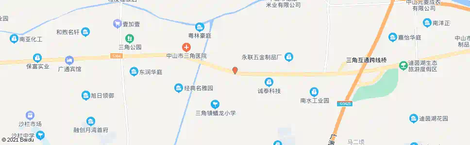 中山蟠龙路口_公交站地图_中山公交_妙搜公交查询2025