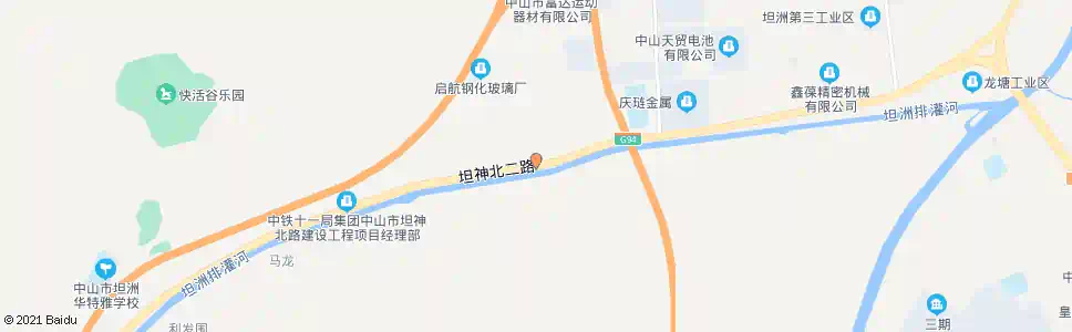 中山宝鸭山东_公交站地图_中山公交_妙搜公交查询2025