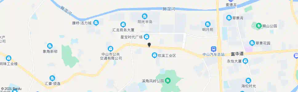 中山坎溪_公交站地图_中山公交_妙搜公交查询2025