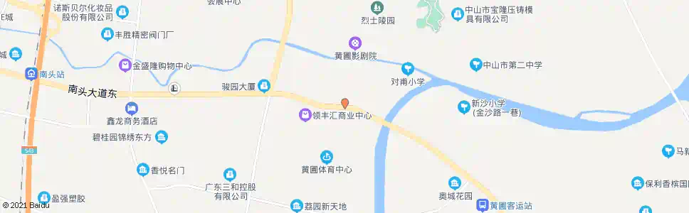 中山黄圃镇政府_公交站地图_中山公交_妙搜公交查询2025