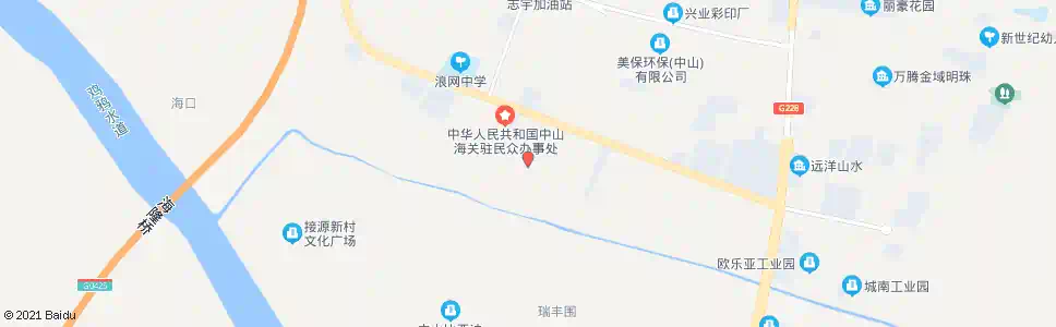 中山保税物流中心_公交站地图_中山公交_妙搜公交查询2025