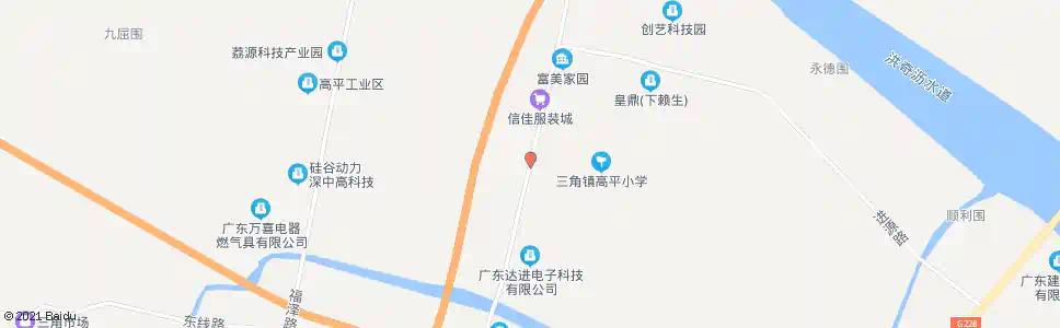 中山达进一厂_公交站地图_中山公交_妙搜公交查询2025