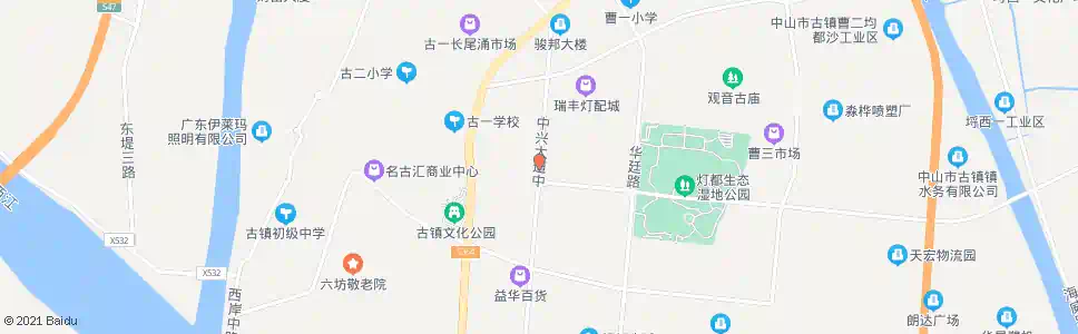 中山乐丰花园_公交站地图_中山公交_妙搜公交查询2025