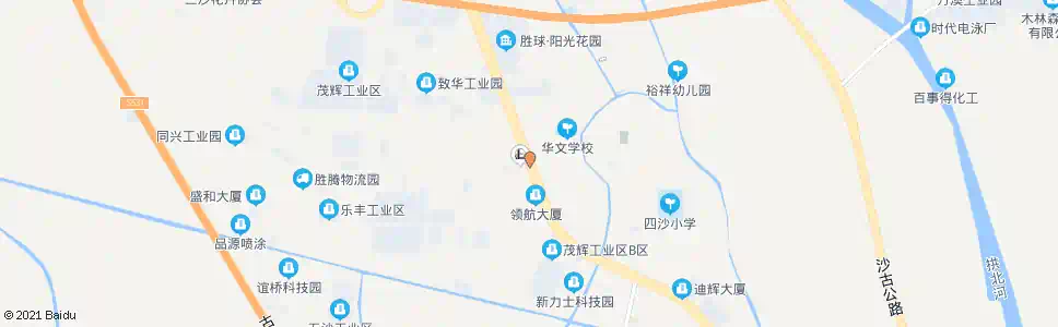 中山四沙市场路口_公交站地图_中山公交_妙搜公交查询2025
