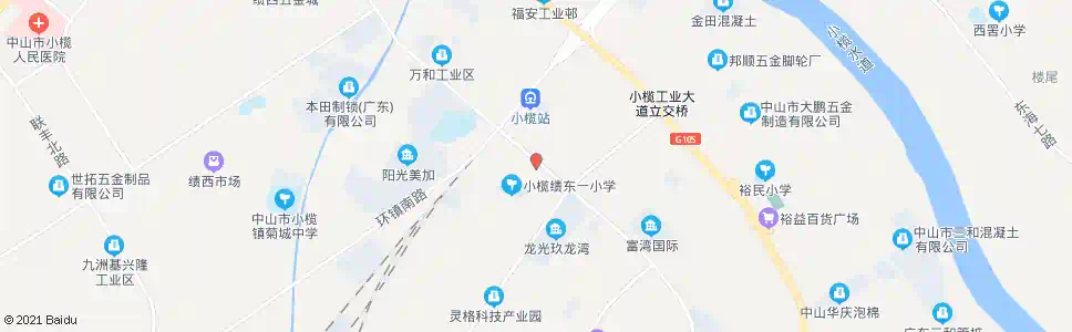 中山绩东一体育馆_公交站地图_中山公交_妙搜公交查询2025