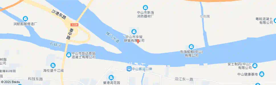 中山渡口_公交站地图_中山公交_妙搜公交查询2025