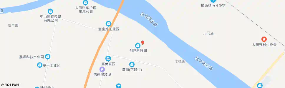 中山高平依顿厂_公交站地图_中山公交_妙搜公交查询2025