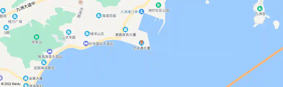 珠海全球通大厦_公交站地图_珠海公交_妙搜公交查询2025