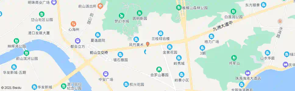 珠海兰埔(富华里)_公交站地图_珠海公交_妙搜公交查询2025
