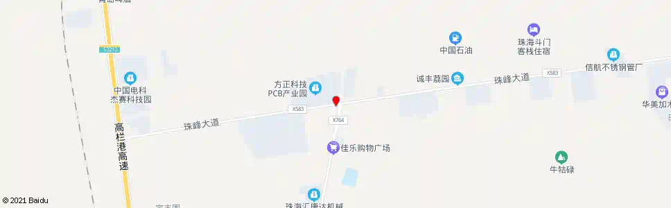 珠海虎山村口_公交站地图_珠海公交_妙搜公交查询2025