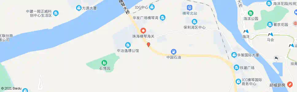 珠海横琴大桥南_公交站地图_珠海公交_妙搜公交查询2025