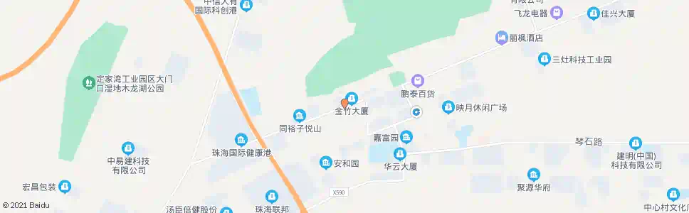 珠海金竹社区_公交站地图_珠海公交_妙搜公交查询2025
