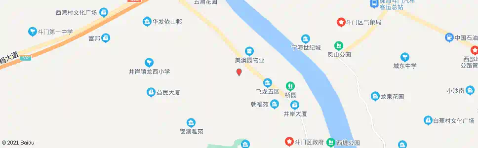 珠海井岸三小_公交站地图_珠海公交_妙搜公交查询2025