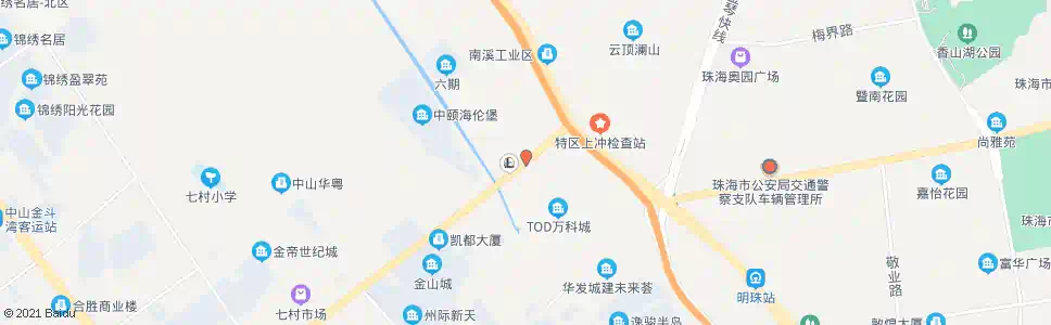 珠海文昌路东_公交站地图_珠海公交_妙搜公交查询2025