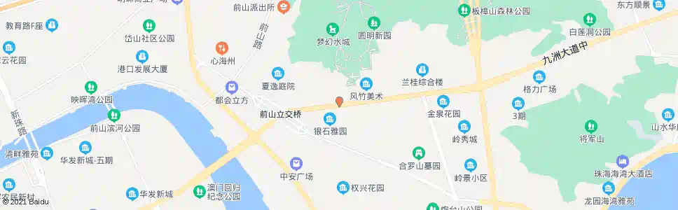 珠海白石(银石雅园)_公交站地图_珠海公交_妙搜公交查询2025