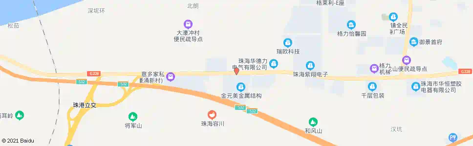 珠海金嘉翼公司_公交站地图_珠海公交_妙搜公交查询2025