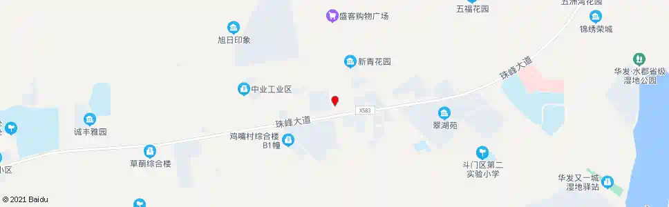 珠海金二路南_公交站地图_珠海公交_妙搜公交查询2025