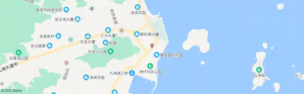珠海九洲新村_公交站地图_珠海公交_妙搜公交查询2025