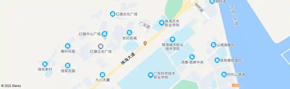 珠海省科干学院_公交站地图_珠海公交_妙搜公交查询2025