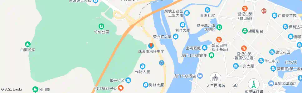 珠海湾仔中学_公交站地图_珠海公交_妙搜公交查询2025