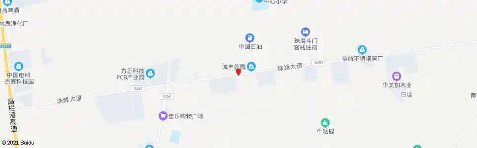 珠海泓利织带_公交站地图_珠海公交_妙搜公交查询2025