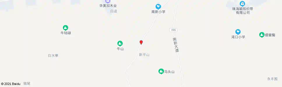 珠海南新五队_公交站地图_珠海公交_妙搜公交查询2025