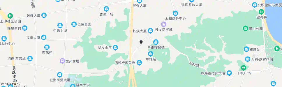 珠海柠溪_公交站地图_珠海公交_妙搜公交查询2025