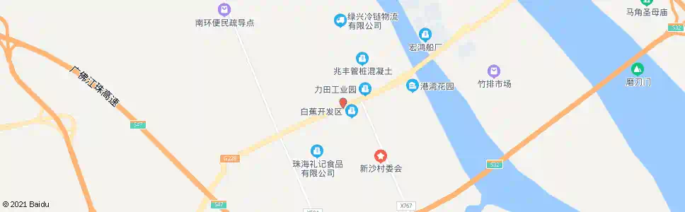 珠海白蕉镇政府_公交站地图_珠海公交_妙搜公交查询2025