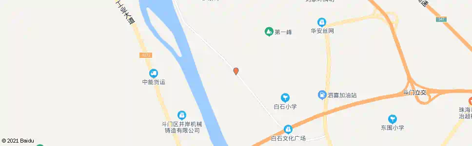 珠海白石西_公交站地图_珠海公交_妙搜公交查询2025