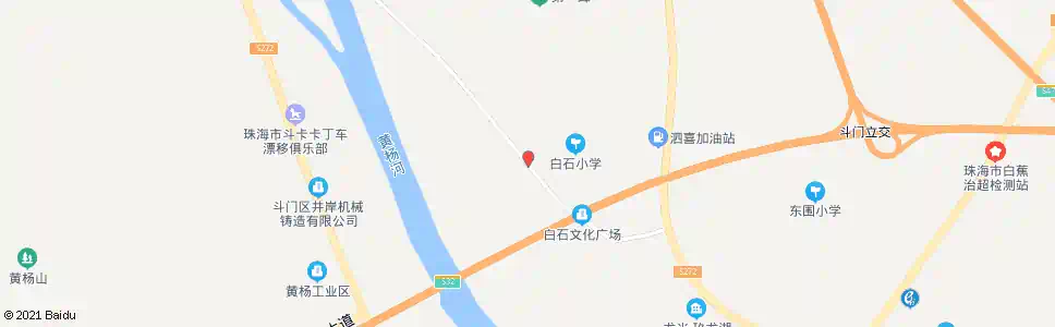 珠海白石村_公交站地图_珠海公交_妙搜公交查询2025