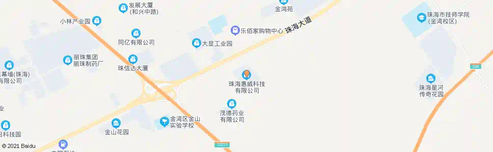 珠海惠威科技_公交站地图_珠海公交_妙搜公交查询2025