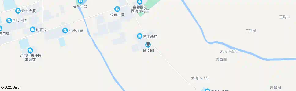 珠海台农创业园_公交站地图_珠海公交_妙搜公交查询2025