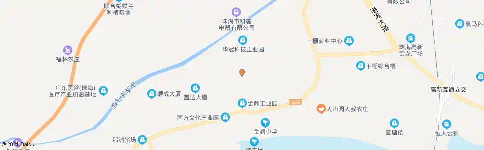 珠海园区服务中心_公交站地图_珠海公交_妙搜公交查询2025