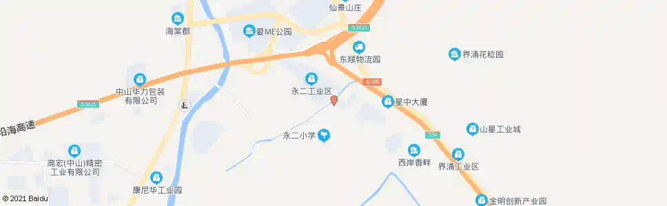 珠海永二村_公交站地图_珠海公交_妙搜公交查询2025