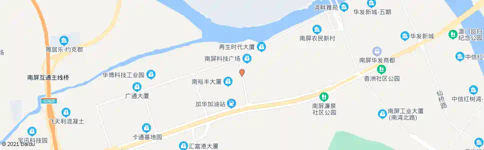 珠海屏东六路_公交站地图_珠海公交_妙搜公交查询2025